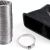 Air Duct Hose INFINAUTO Aluminum Plastic Front Fit-0