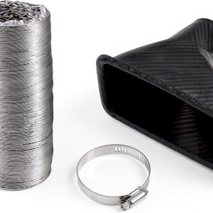 Air Duct Hose INFINAUTO Aluminum Plastic Front Fit-0