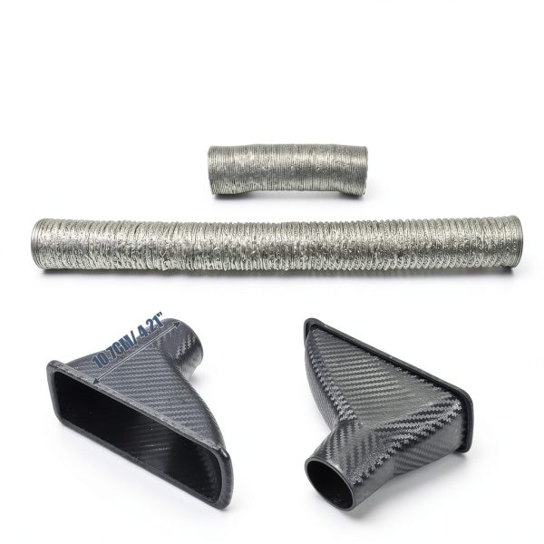 Air Duct Hose INFINAUTO Aluminum Plastic Front Fit-2