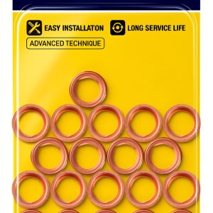 Oil Drain Plug Gasket RARAYC Copper Round 20pcs-0