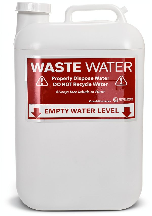 Ozark River Portable Sink Replacement 5 Gallon Clear Plastic Tank-2
