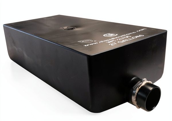 Class A Customs 27 Gallon Black RV Waste Water Tank MDPE Construction-3