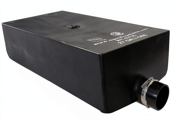 Class A Customs 27 Gallon Black RV Waste Water Tank MDPE Construction-0