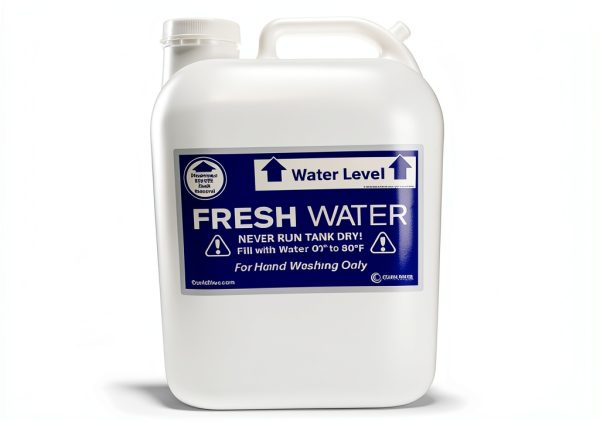 Ozark River Portable Sink Replacement 5 Gallon Clear Plastic Tank-0