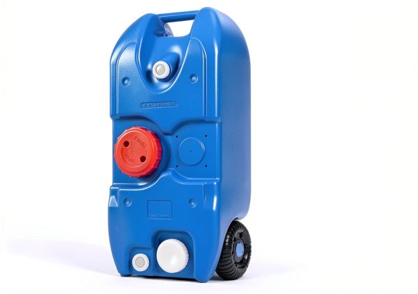Portable Water Tank YITAMOTOR RV Black 10.57 Gallon Square Blue-1