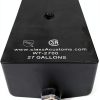 Class A Customs 27 Gallon Black RV Waste Water Tank MDPE Construction-1
