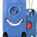 Portable Water Tank YITAMOTOR RV Black 10.57 Gallon Square Blue-0