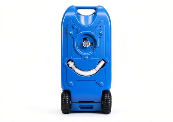Portable Water Tank YITAMOTOR RV Black 10.57 Gallon Square Blue-2