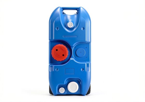 Portable Water Tank YITAMOTOR RV Black 10.57 Gallon Square Blue-4