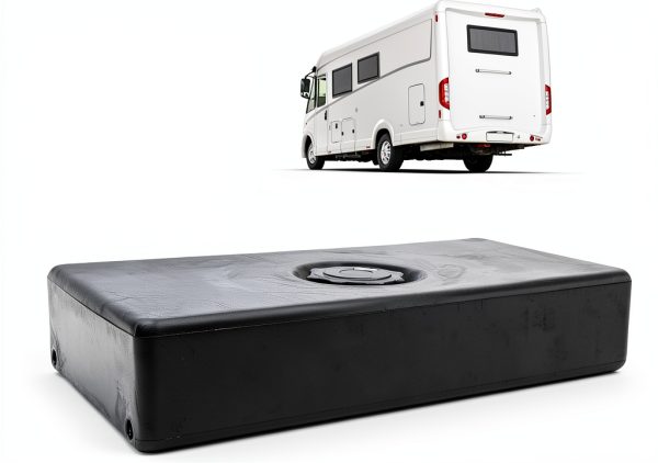 RV Black Water Tank Jauarta 8 Gallon LLDPE Seamless Square Model J4NG-1