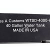 40 Gallon RV Waste Water Tank by Class A Customs Black MDPE Cylinder-7