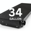 34 Gallon RV Water Tank Ameri Kart Black/Gray Leak Proof Waste Tank-0