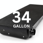 34 Gallon RV Water Tank Ameri Kart Black/Gray Leak Proof Waste Tank-0