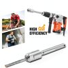 SDS Max to SDS Plus Adapter, 40 Chrome Steel Rotary Hammer Drill Bit Adapter - Converter Shank for SDS-Max to SDS-Plus Tools, Professional Drill Bit Extension-2