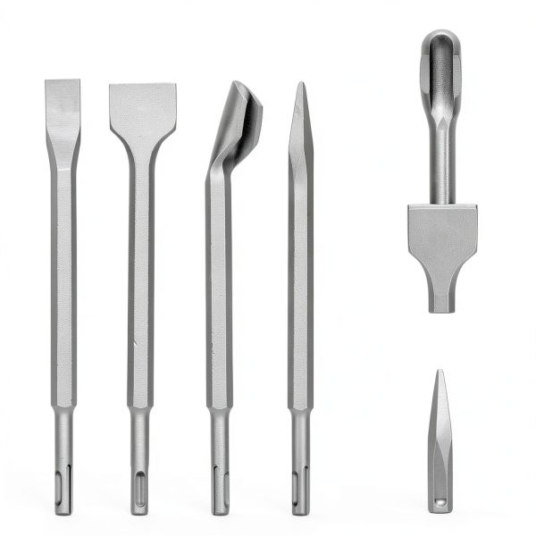 17pcs SDS Plus Concrete Masonry Drill Bits and Chisels Set with-3