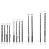 Rotary Hammer Drill Bits Gickbusus 17-Piece SDS Plus with Carbide Tips-3