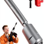 SDS Max to SDS Plus Adapter, 40 Chrome Steel Rotary Hammer Drill Bit Adapter - Converter Shank for SDS-Max to SDS-Plus Tools, Professional Drill Bit Extension-0