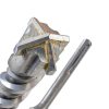 Torxero 1-1/8" X 36in SDS MAX Carbide Masonry Drill Bit for Concrete-3