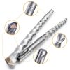 17-Piece SDS Plus Rotary Hammer Drill Bits and Chisel Set, YG8C Carbide Tips, SDS Plus Bits, Masonry Drill Bit Set for Concrete, Brick and Stone, with Storage Case, Ideal Tool for DIY, Home-3