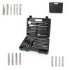 Rotary Hammer Drill Bits Gickbusus 17-Piece SDS Plus with Carbide Tips-2