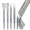 17-Piece SDS Plus Rotary Hammer Drill Bits and Chisel Set, YG8C Carbide Tips, SDS Plus Bits, Masonry Drill Bit Set for Concrete, Brick and Stone, with Storage Case, Ideal Tool for DIY, Home-2
