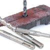 17-Piece SDS Plus Rotary Hammer Drill Bits and Chisel Set, YG8C Carbide Tips, SDS Plus Bits, Masonry Drill Bit Set for Concrete, Brick and Stone, with Storage Case, Ideal Tool for DIY, Home-4