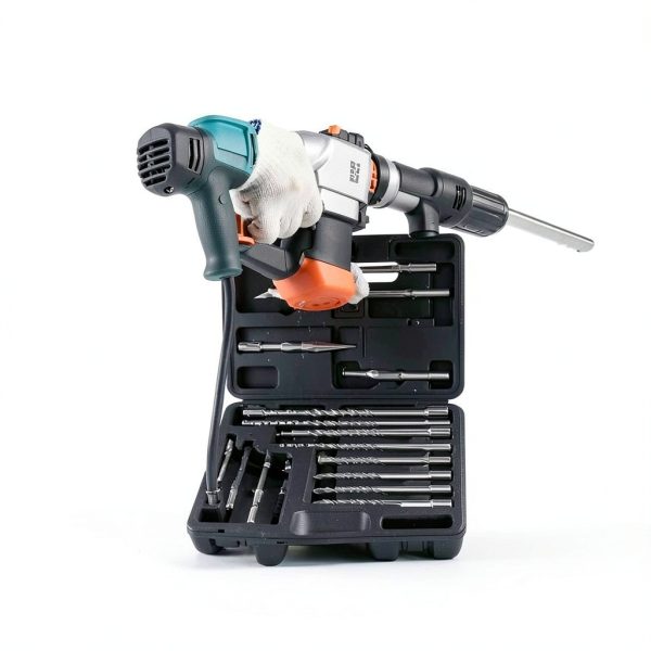 Rotary Hammer Drill Bits Gickbusus 17-Piece SDS Plus with Carbide Tips-6